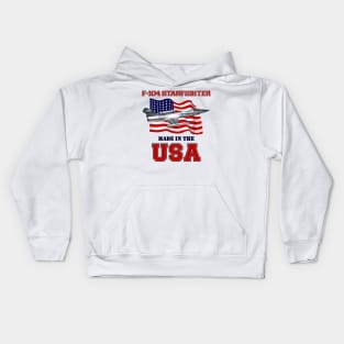 F-104 Starfighter Made in the USA Kids Hoodie